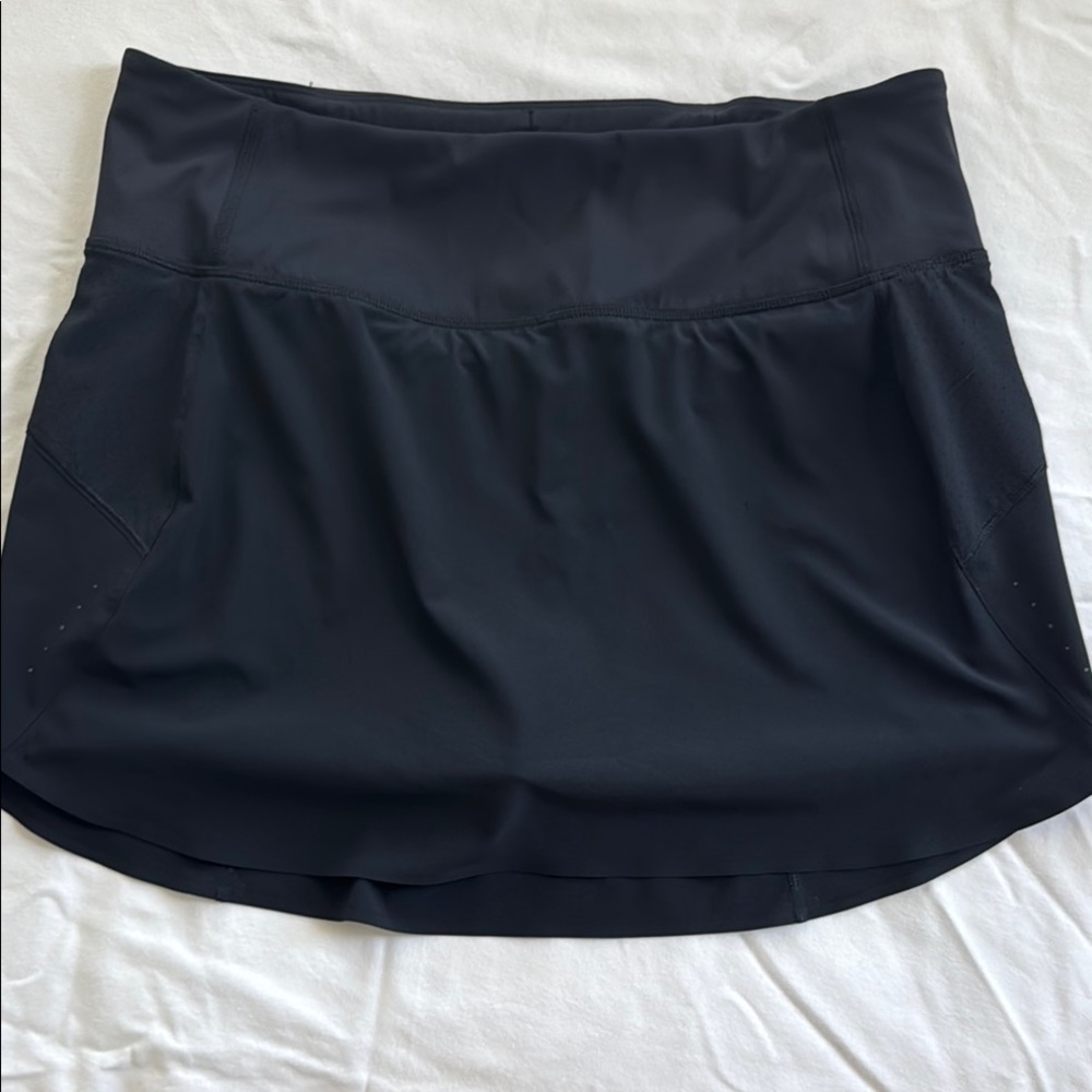 Athleta Black Run With It Skort